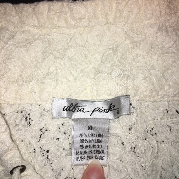 Ultra Pink Lace Jacket - Picture 8 of 12